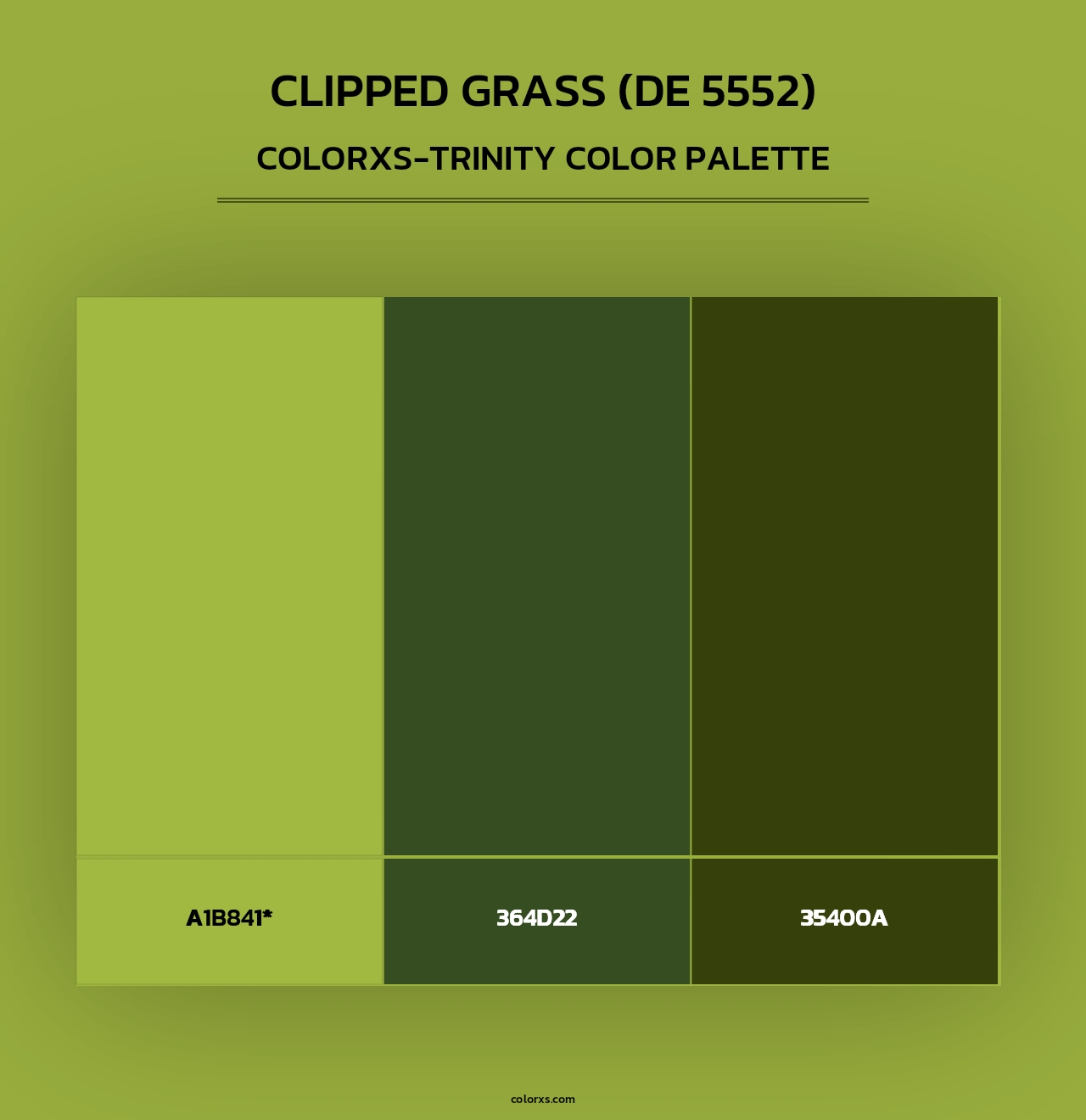 Clipped Grass (DE 5552) - Colorxs Trinity Palette