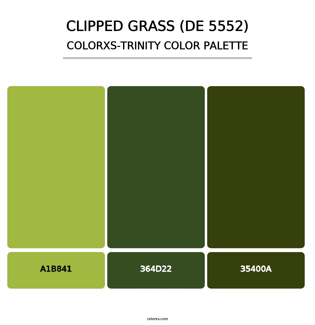 Clipped Grass (DE 5552) - Colorxs Trinity Palette