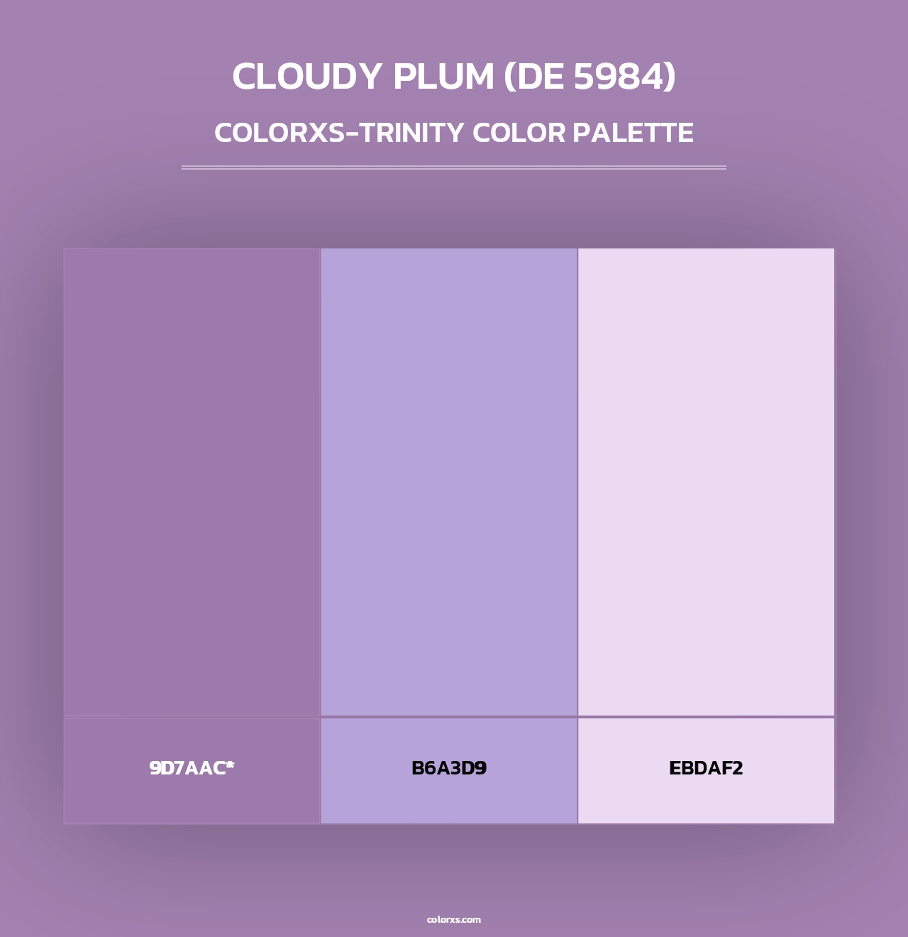 Cloudy Plum (DE 5984) - Colorxs Trinity Palette
