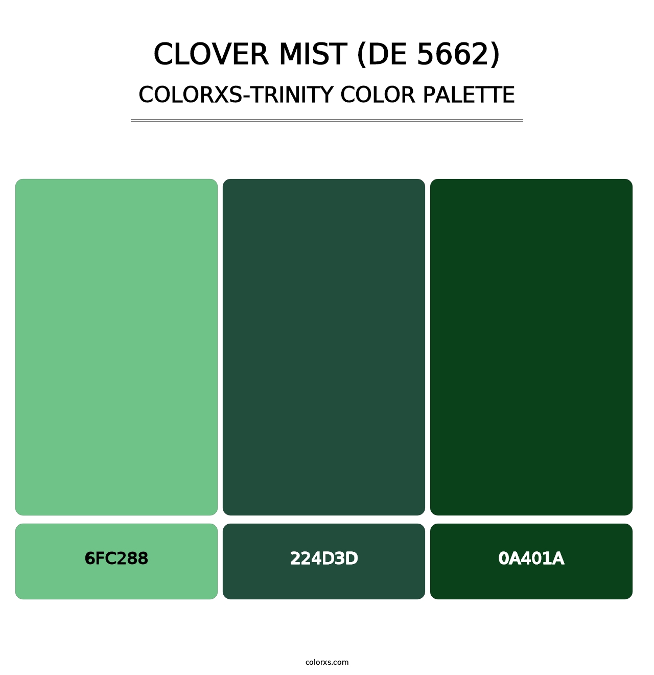 Clover Mist (DE 5662) - Colorxs Trinity Palette
