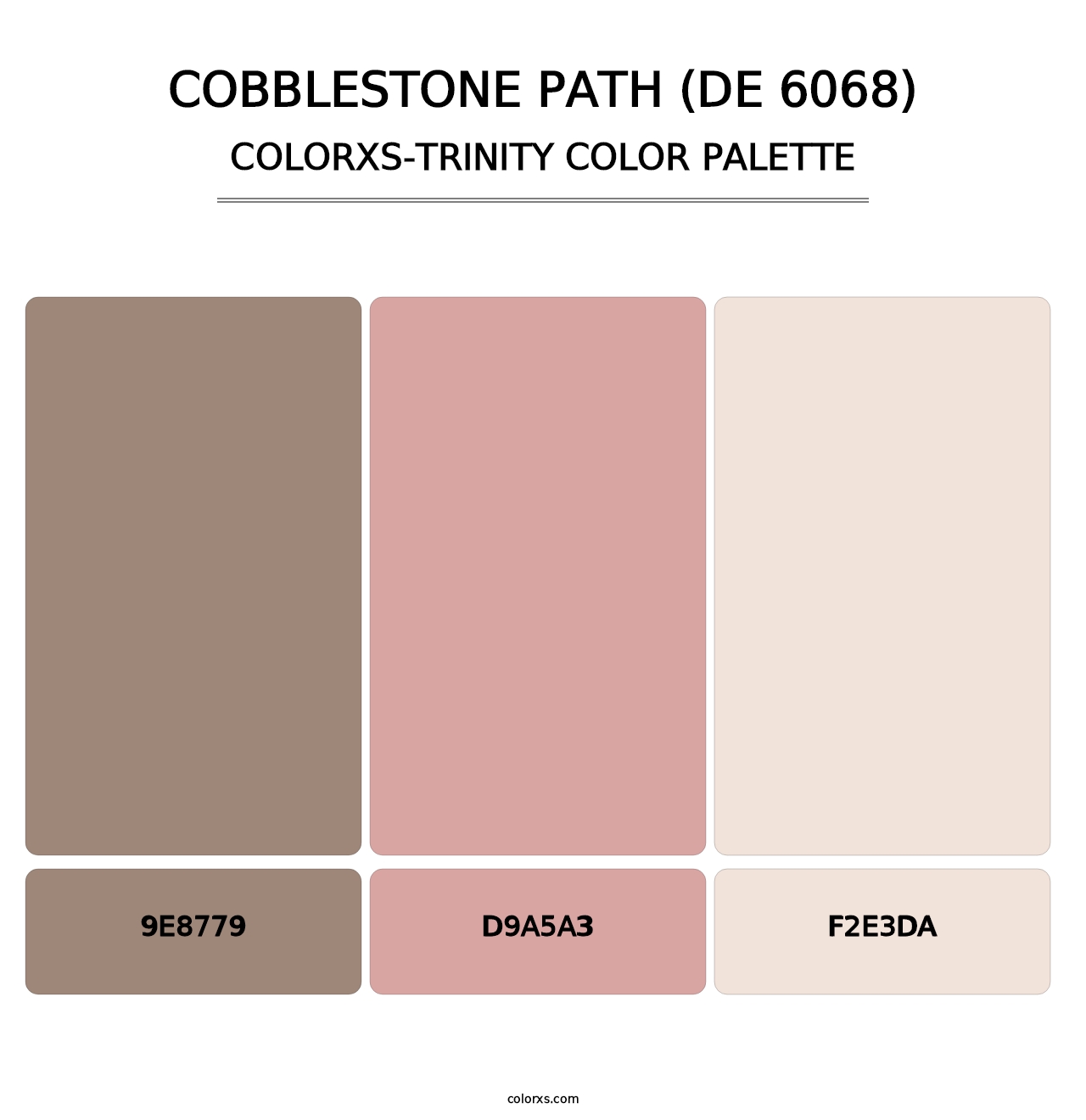 Cobblestone Path (DE 6068) - Colorxs Trinity Palette
