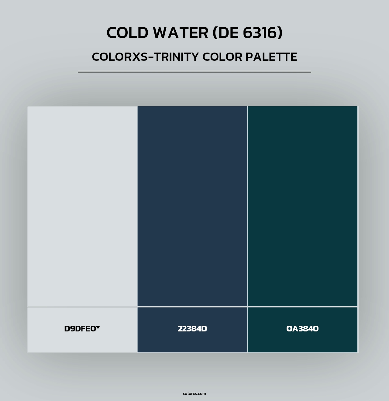 Cold Water (DE 6316) - Colorxs Trinity Palette