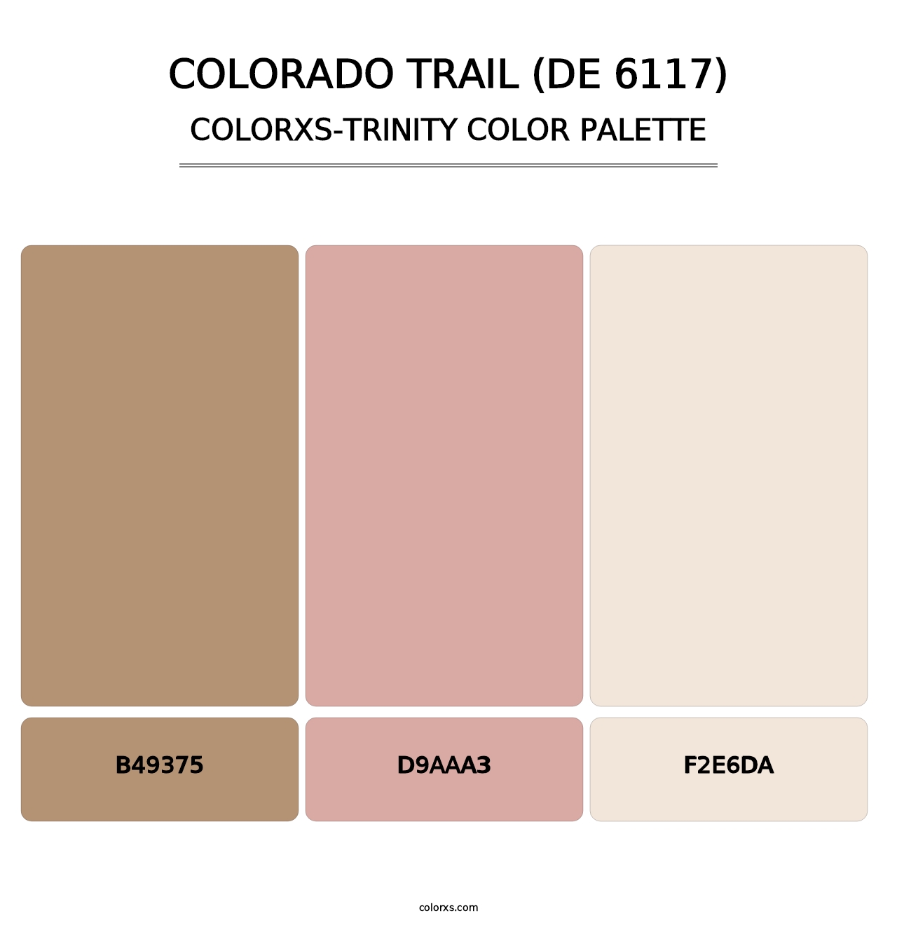 Colorado Trail (DE 6117) - Colorxs Trinity Palette