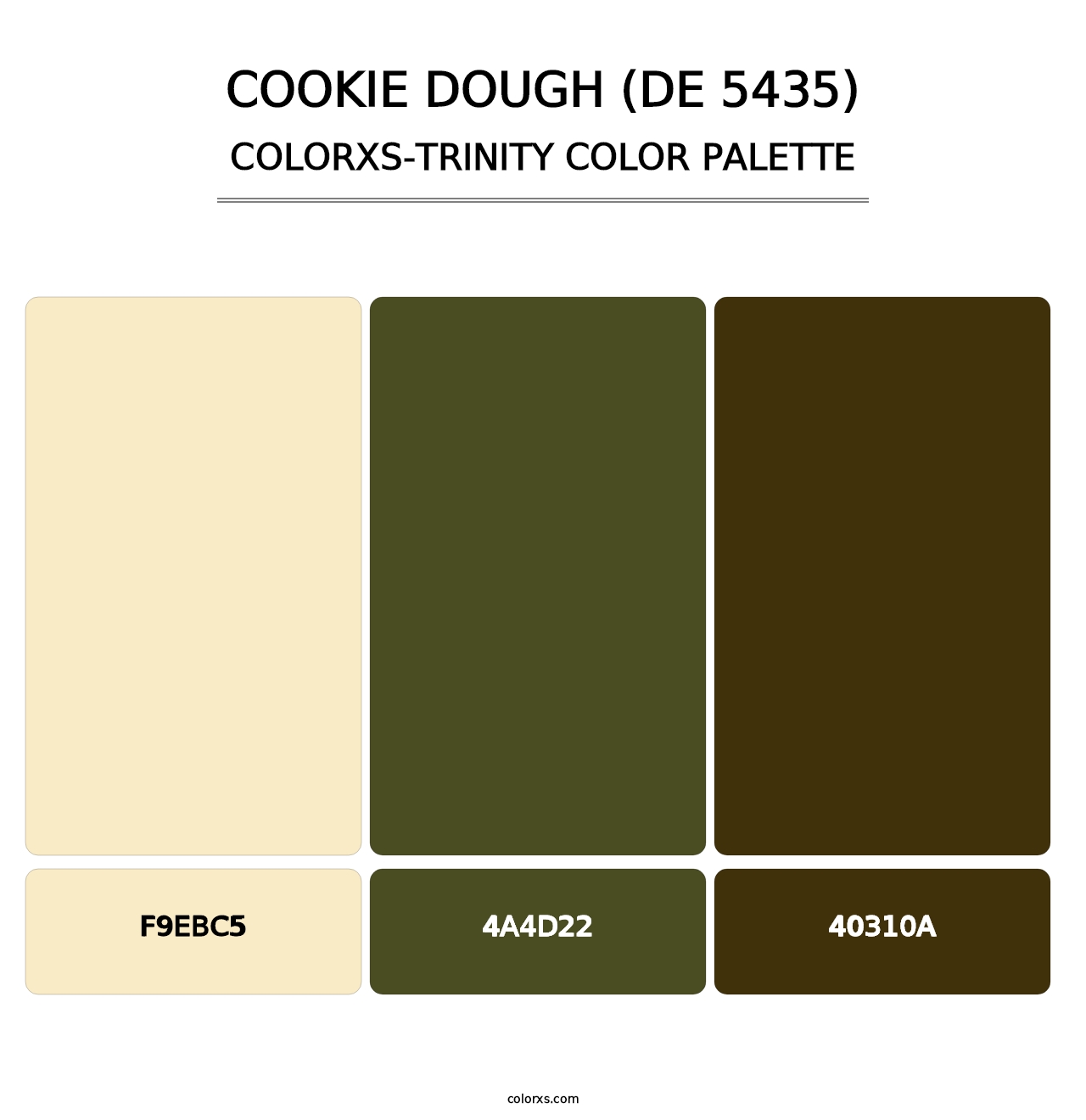 Cookie Dough (DE 5435) - Colorxs Trinity Palette