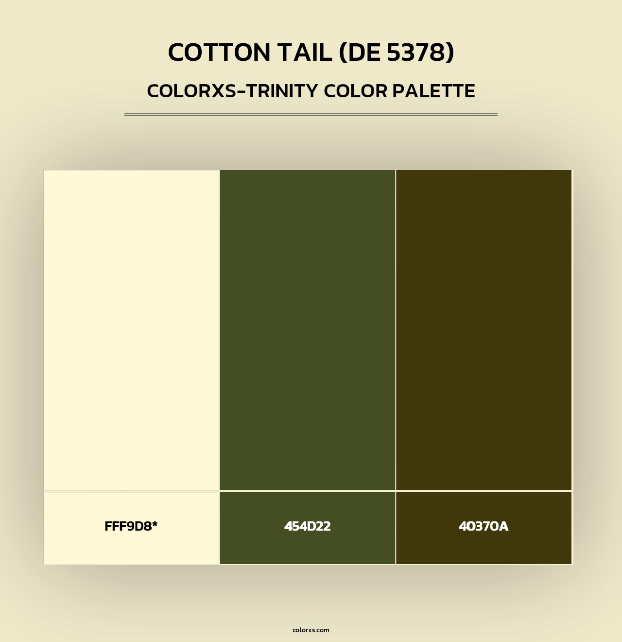 Cotton Tail (DE 5378) - Colorxs Trinity Palette