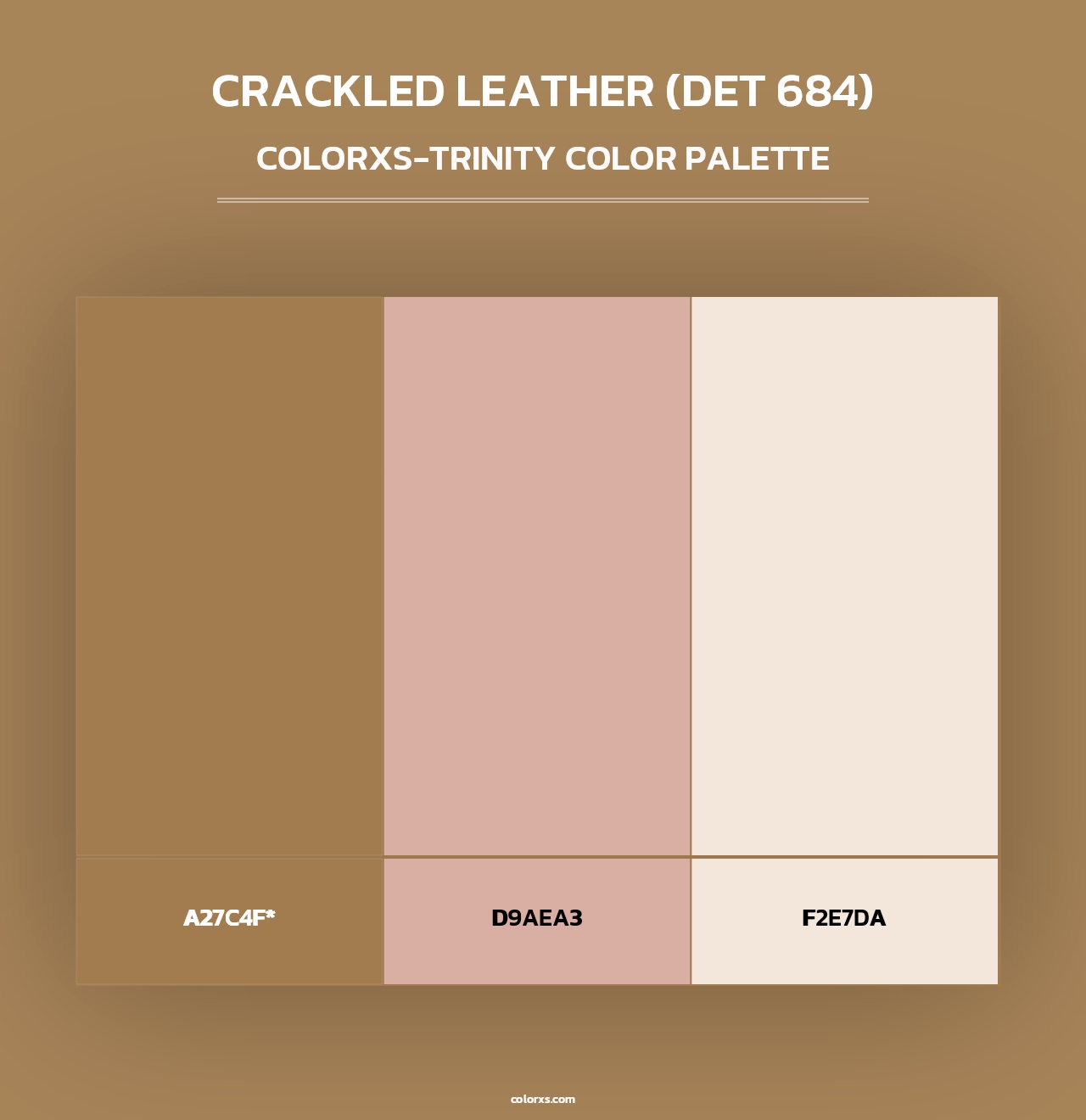 Crackled Leather (DET 684) - Colorxs Trinity Palette