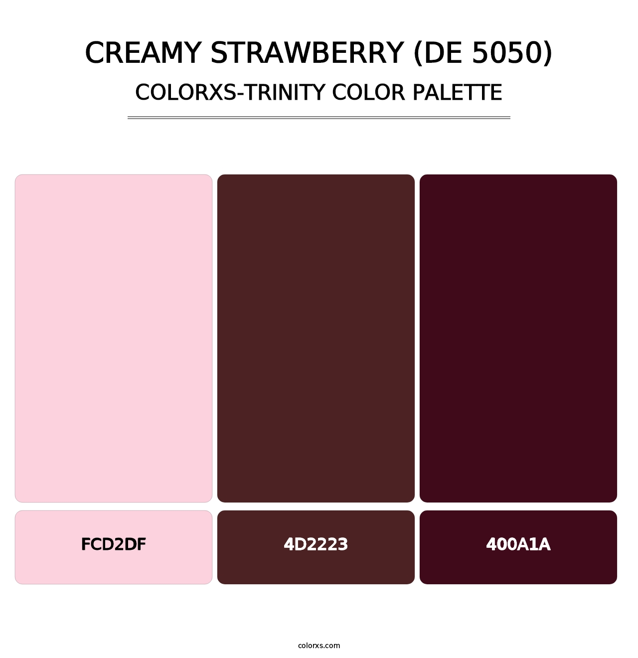 Creamy Strawberry (DE 5050) - Colorxs Trinity Palette