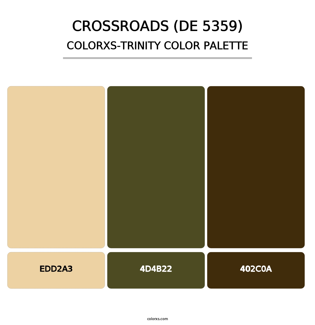 Crossroads (DE 5359) - Colorxs Trinity Palette