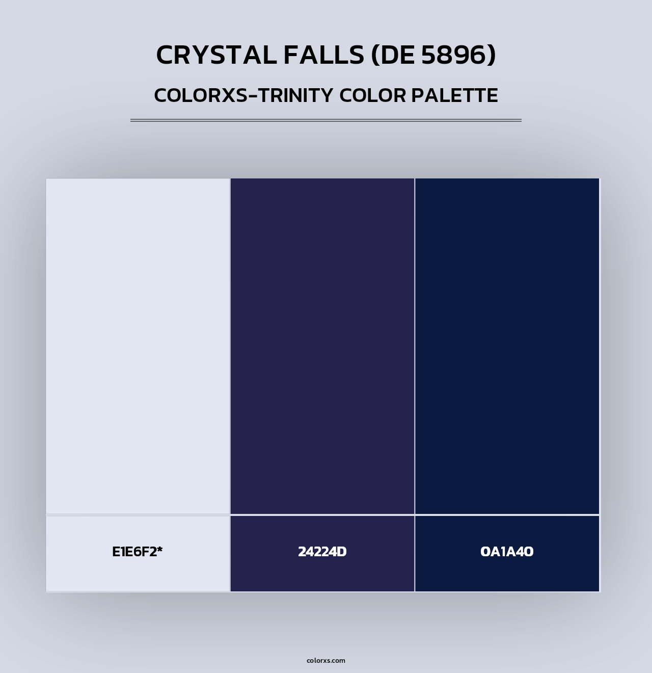 Crystal Falls (DE 5896) - Colorxs Trinity Palette