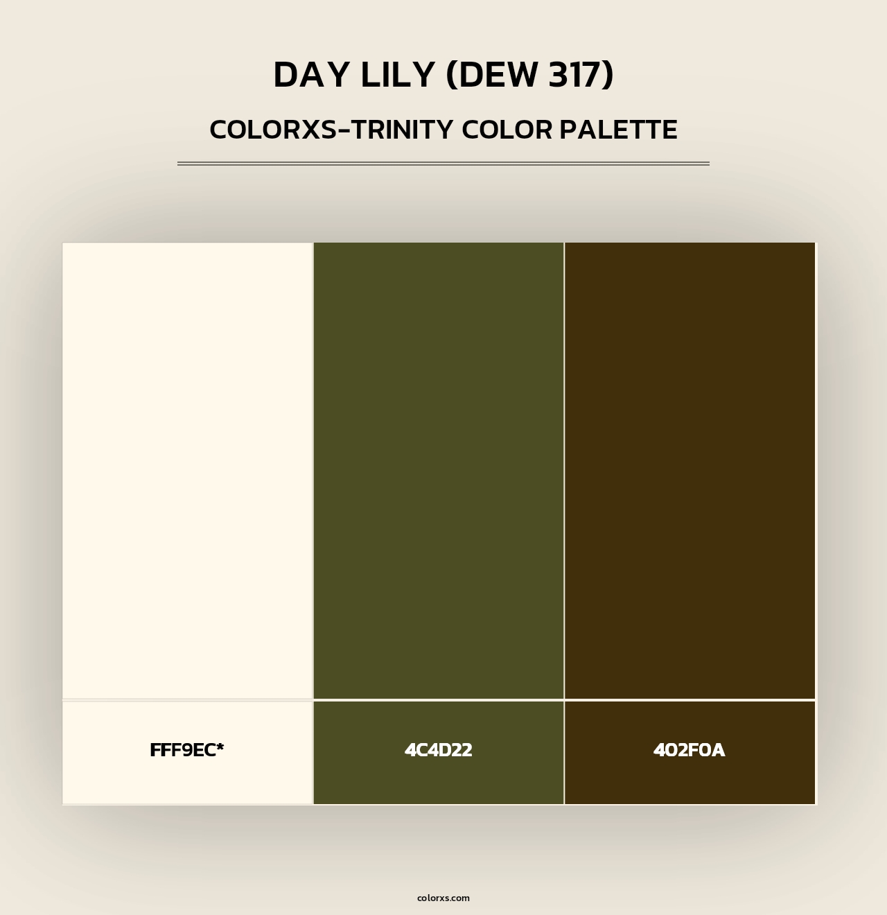 Day Lily (DEW 317) - Colorxs Trinity Palette