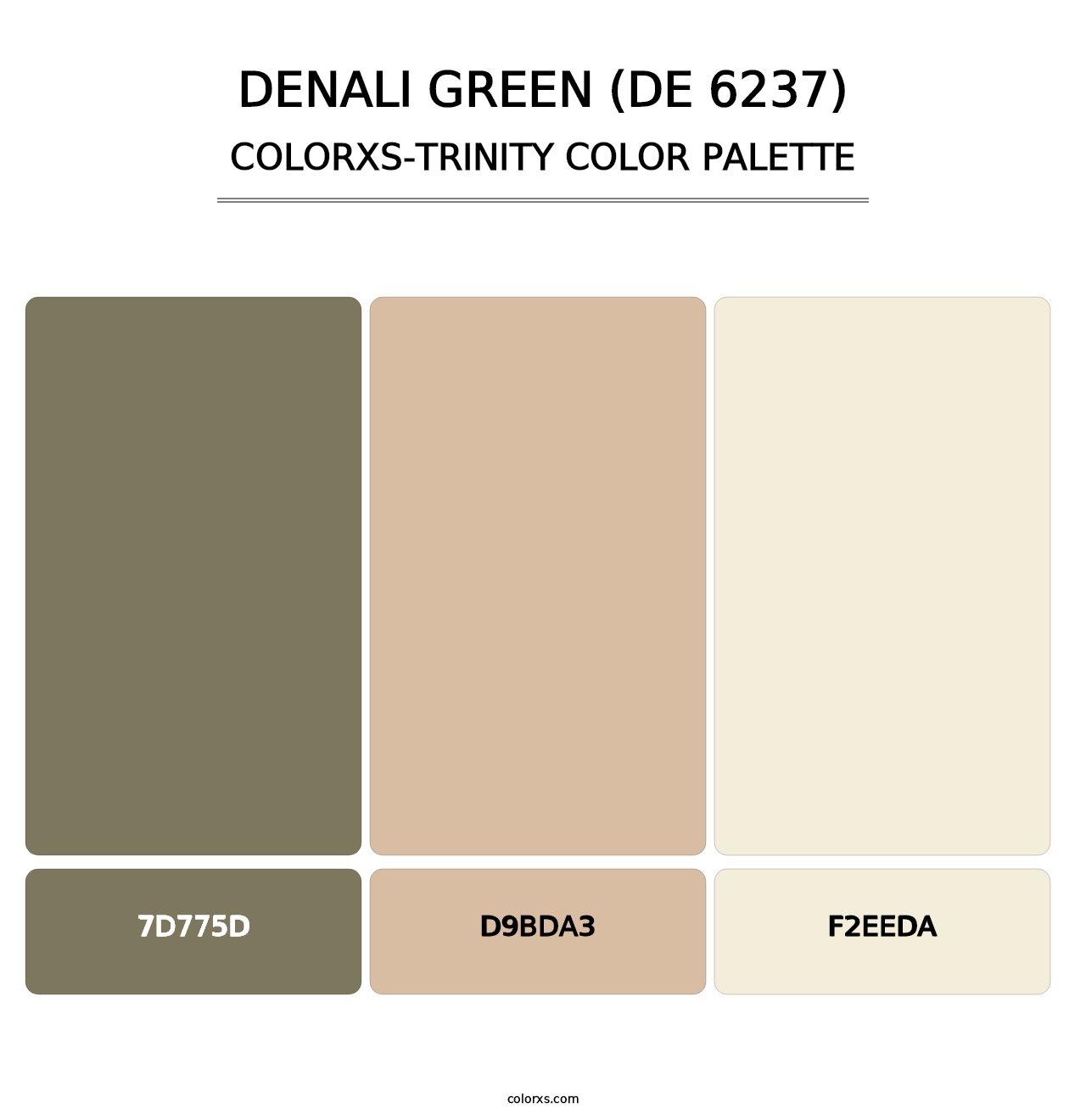 Denali Green (DE 6237) - Colorxs Trinity Palette