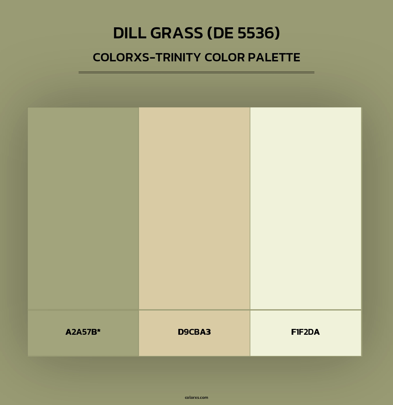 Dill Grass (DE 5536) - Colorxs Trinity Palette
