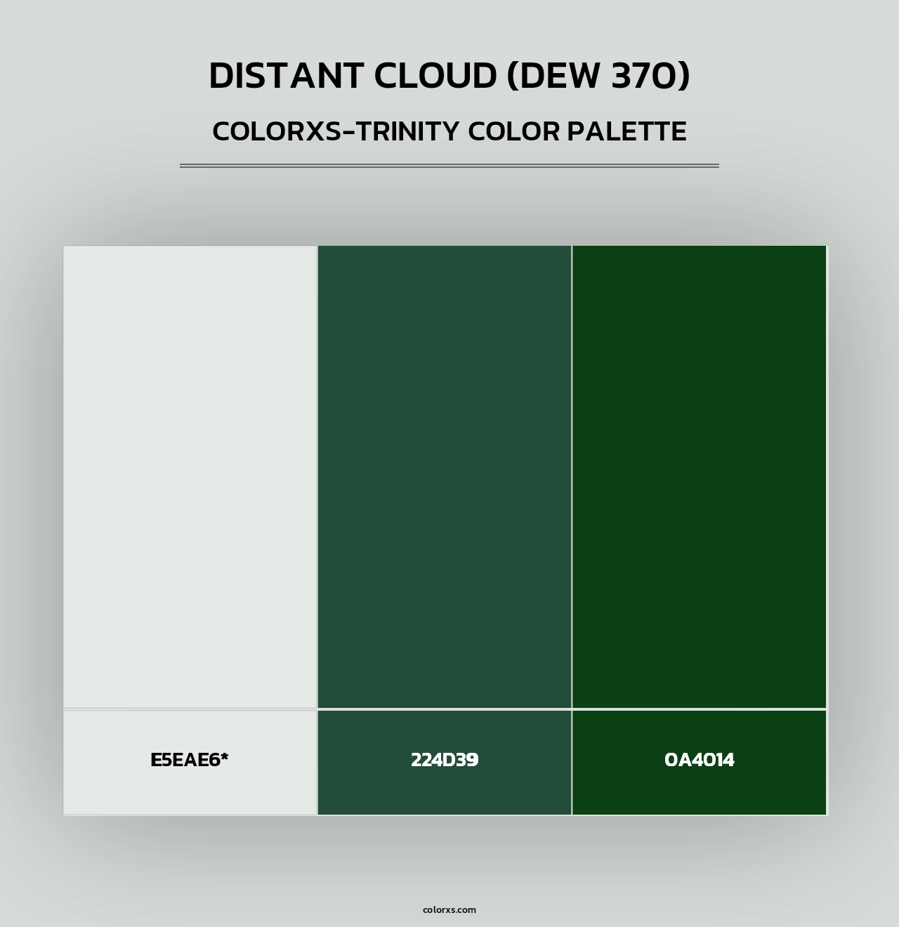 Distant Cloud (DEW 370) - Colorxs Trinity Palette