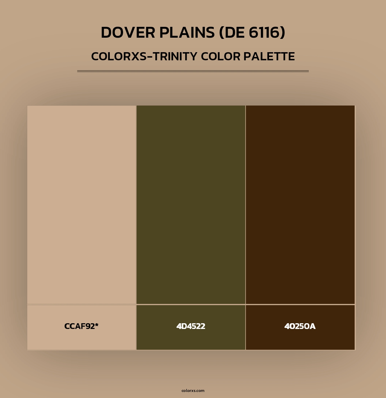 Dover Plains (DE 6116) - Colorxs Trinity Palette