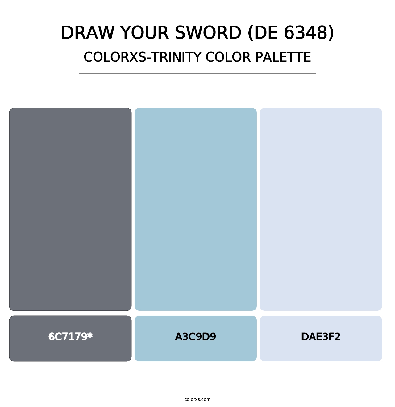 Draw Your Sword (DE 6348) - Colorxs Trinity Palette
