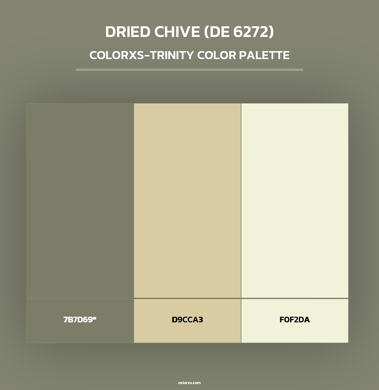 Dried Chive (DE 6272) - Colorxs Trinity Palette