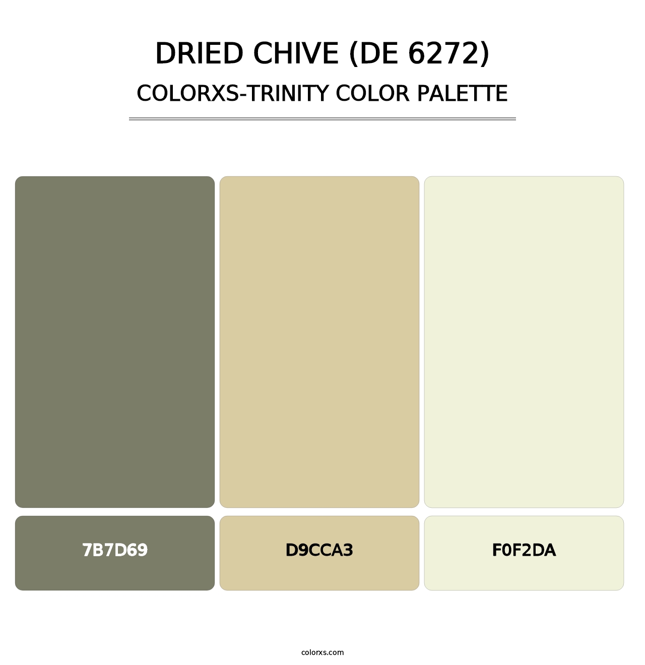 Dried Chive (DE 6272) - Colorxs Trinity Palette