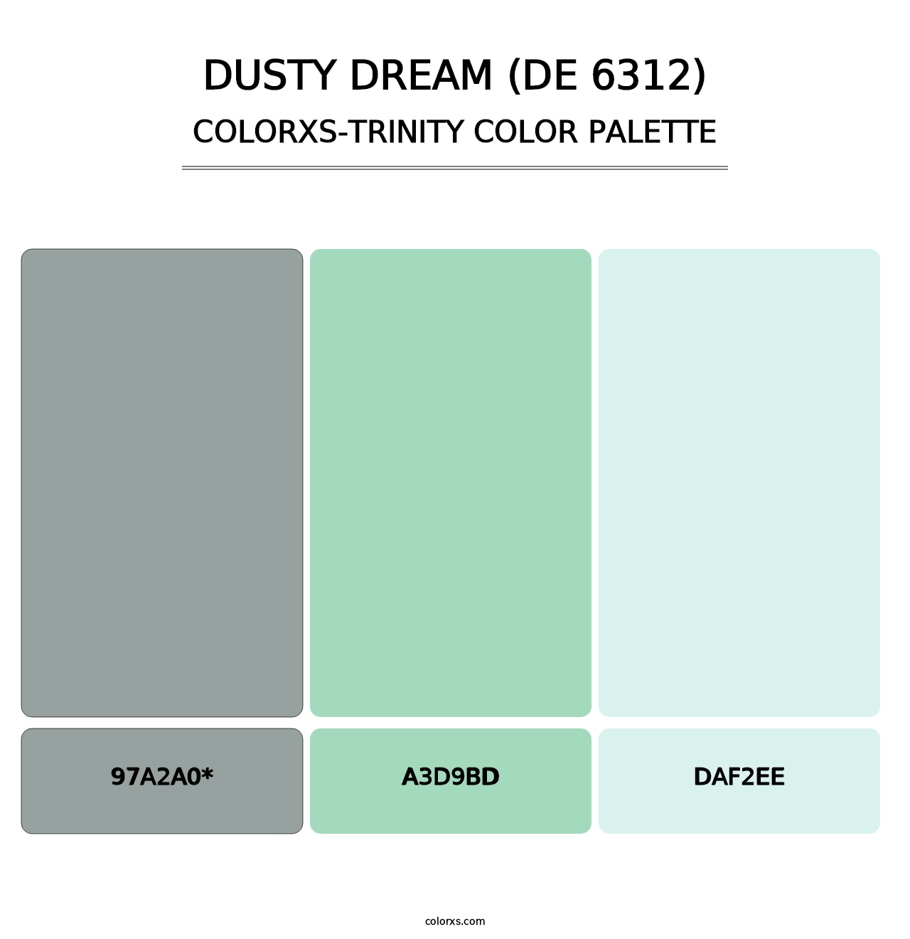 Dusty Dream (DE 6312) - Colorxs Trinity Palette