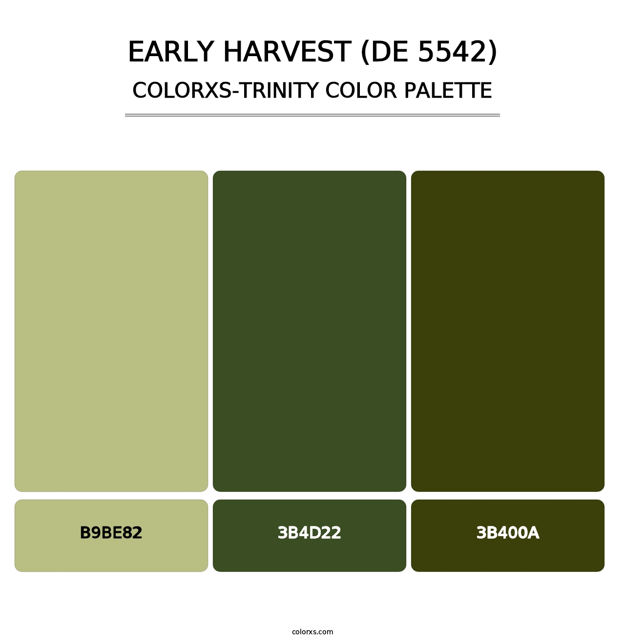 Early Harvest (DE 5542) - Colorxs Trinity Palette