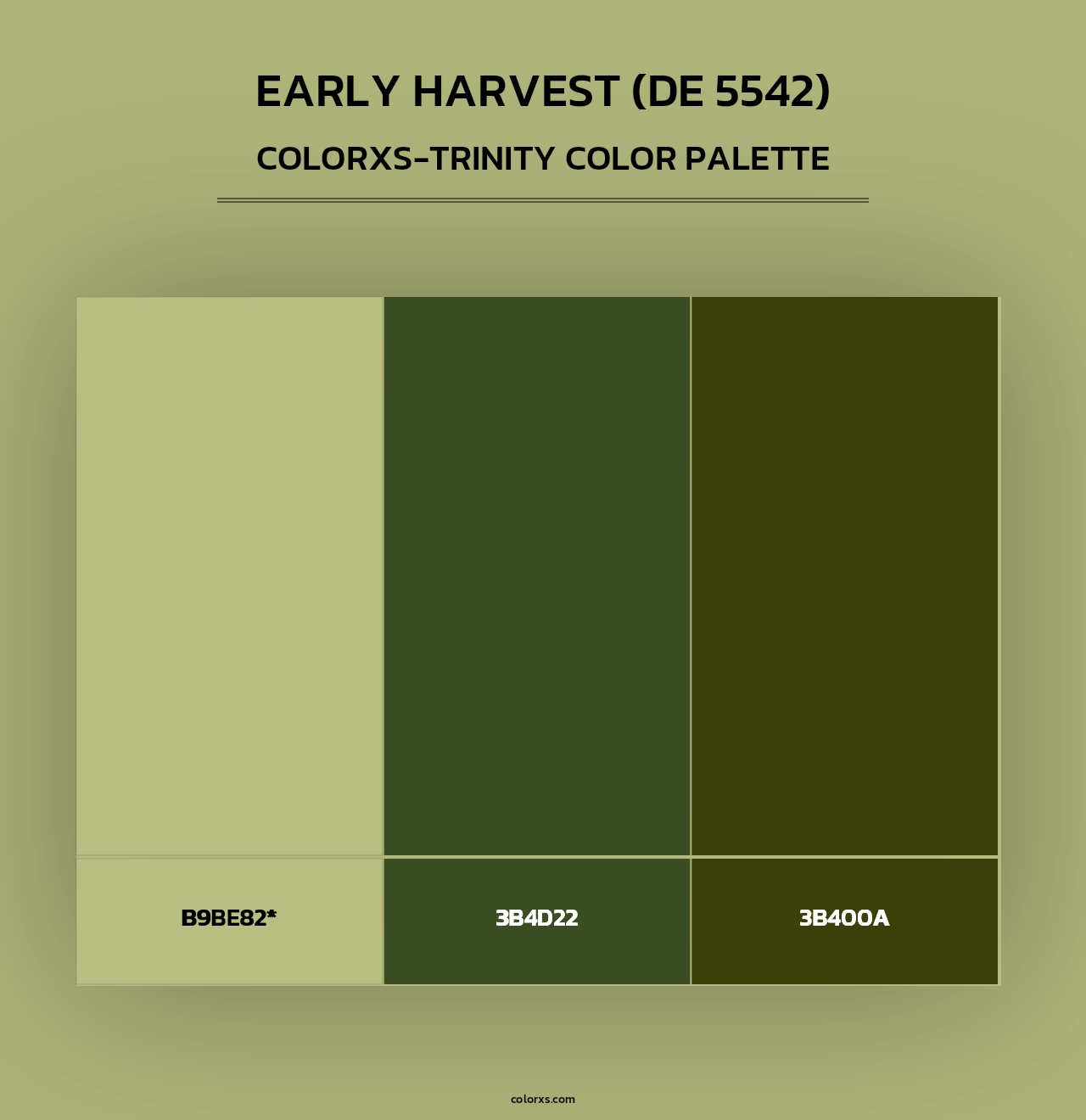 Early Harvest (DE 5542) - Colorxs Trinity Palette