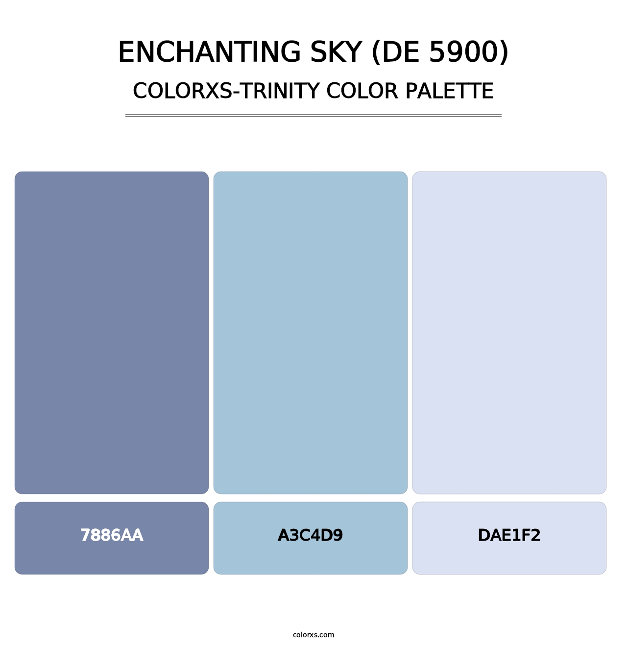 Enchanting Sky (DE 5900) - Colorxs Trinity Palette