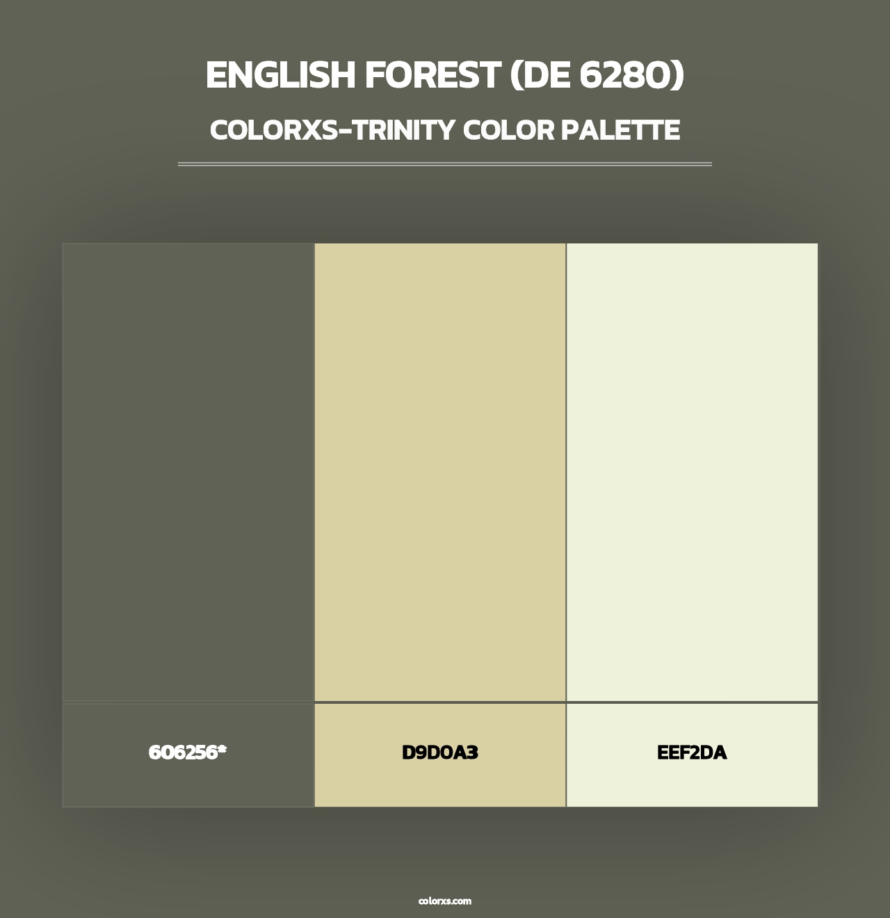 English Forest (DE 6280) - Colorxs Trinity Palette