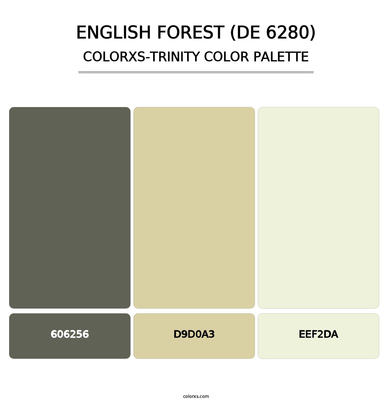 English Forest (DE 6280) - Colorxs Trinity Palette