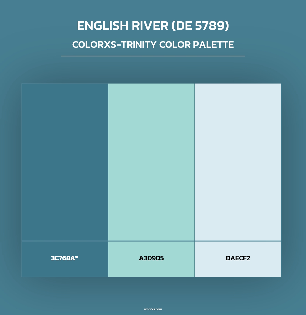English River (DE 5789) - Colorxs Trinity Palette