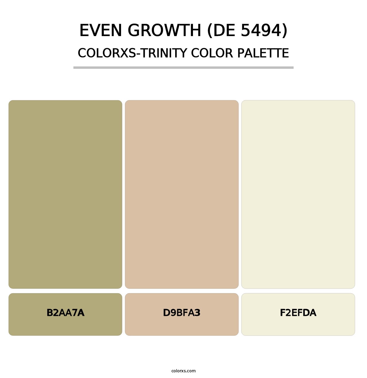 Even Growth (DE 5494) - Colorxs Trinity Palette