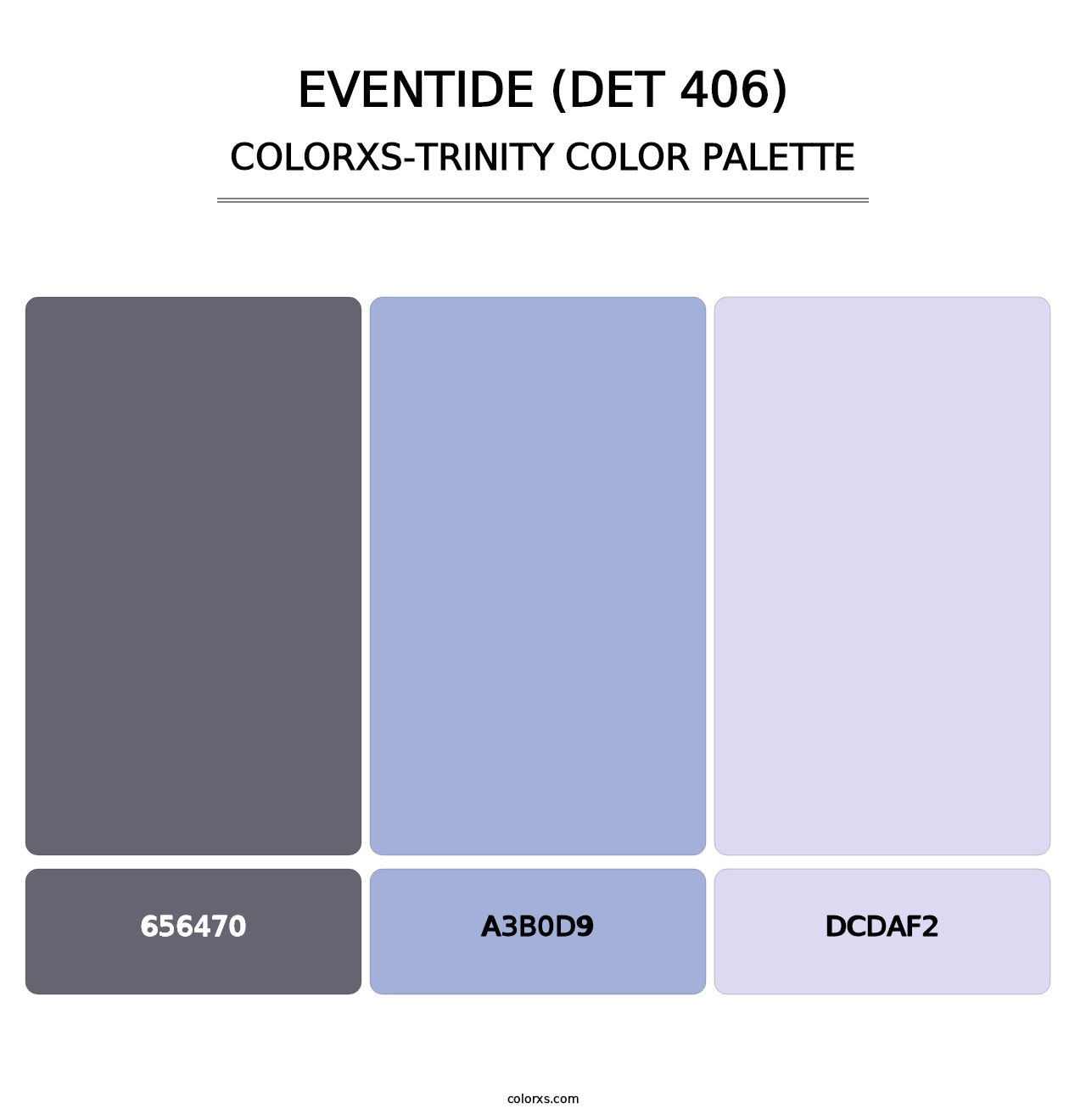 Eventide (DET 406) - Colorxs Trinity Palette
