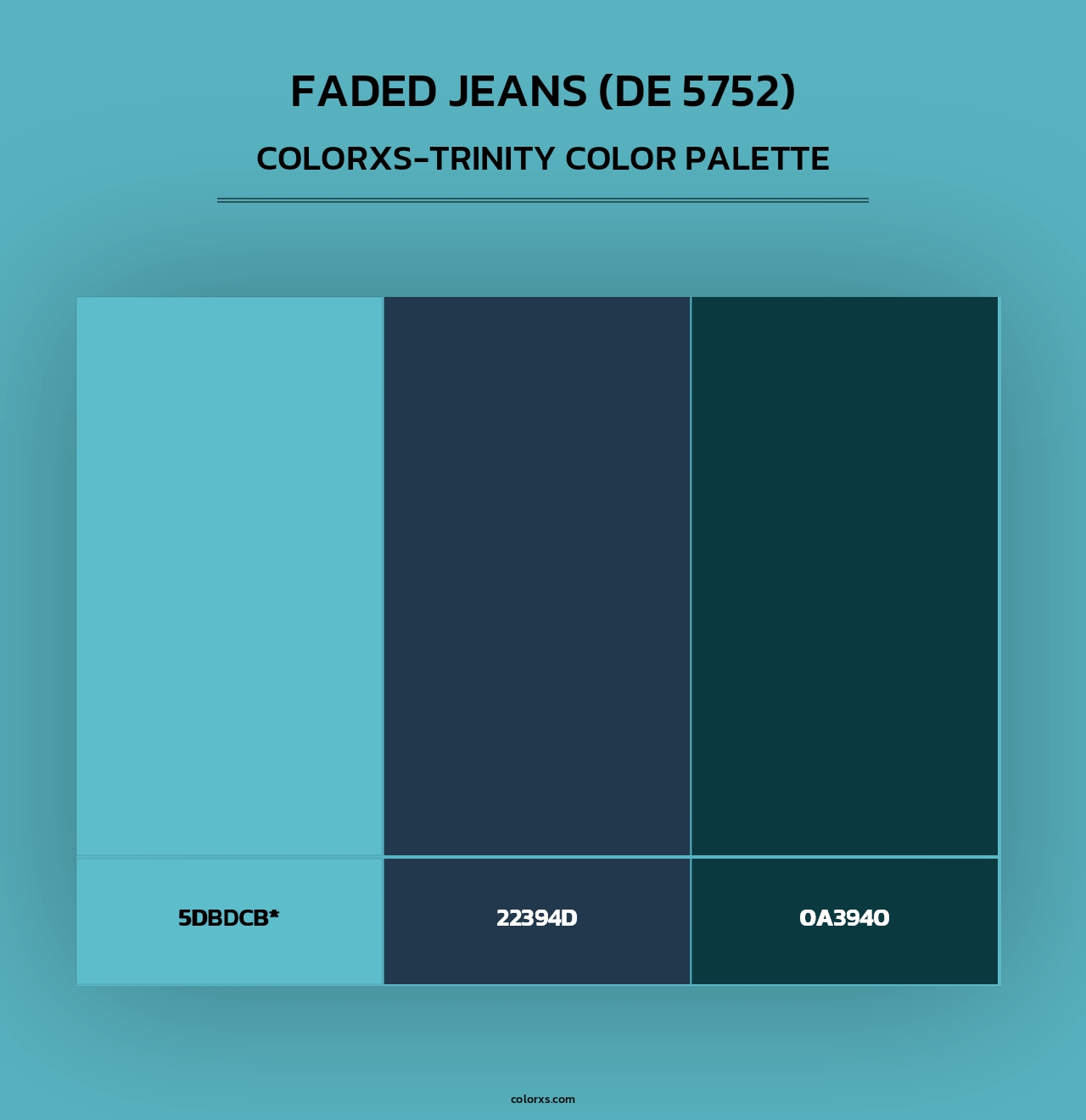 Faded Jeans (DE 5752) - Colorxs Trinity Palette