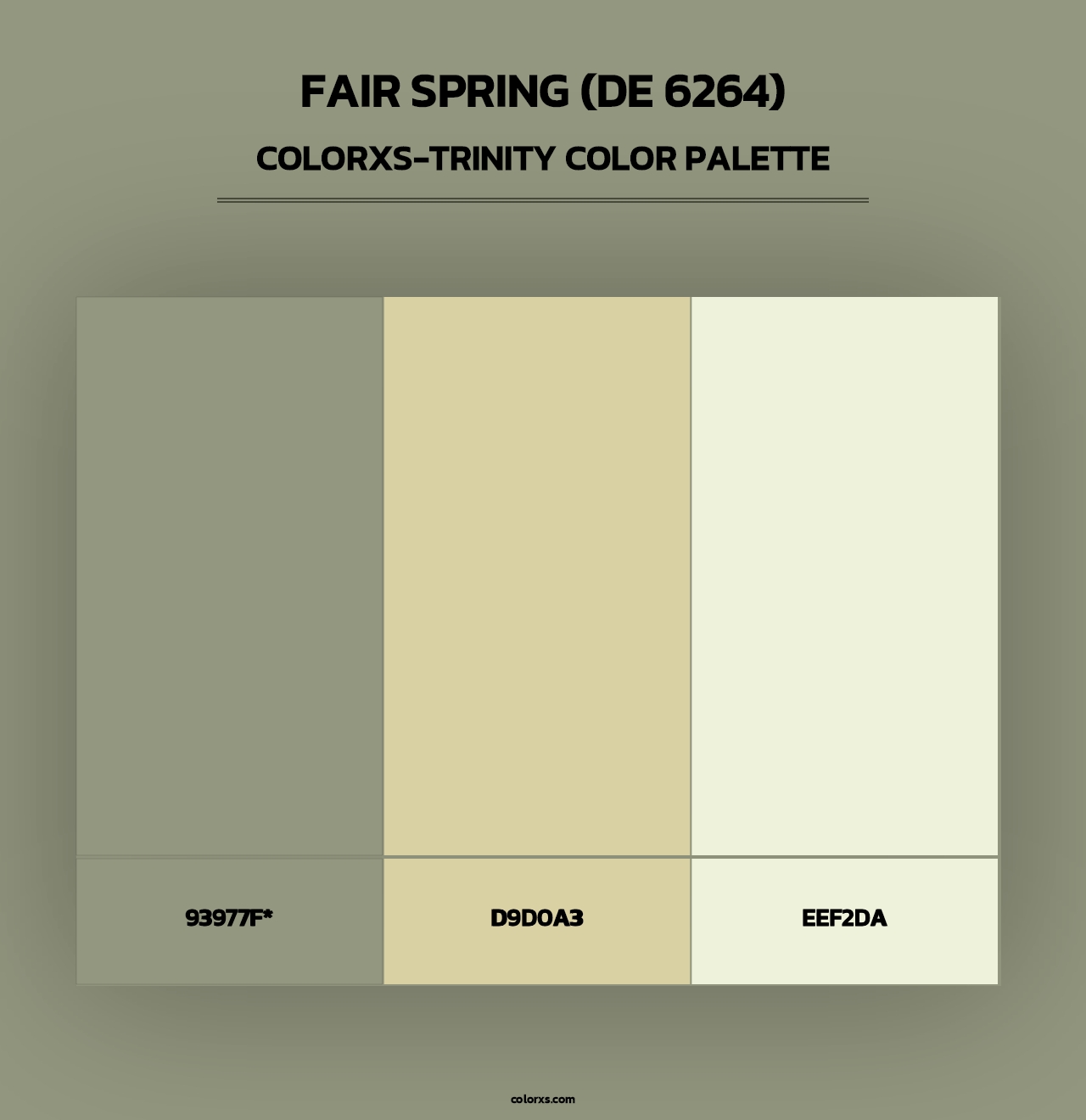 Fair Spring (DE 6264) - Colorxs Trinity Palette