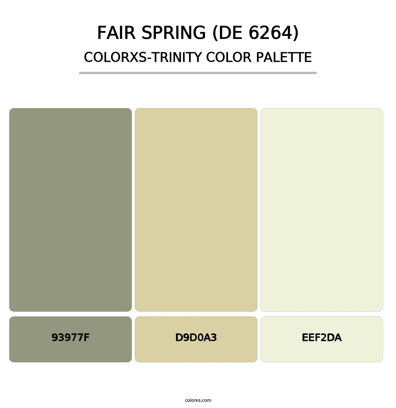 Fair Spring (DE 6264) - Colorxs Trinity Palette