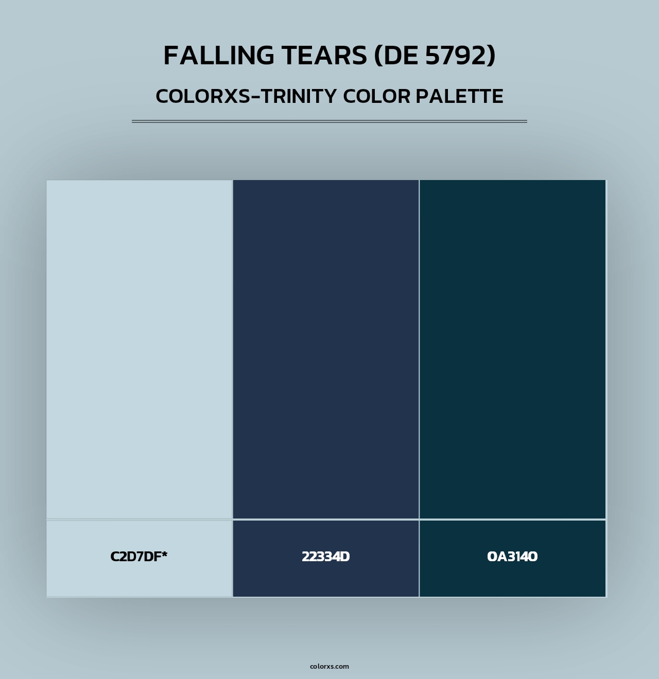Falling Tears (DE 5792) - Colorxs Trinity Palette