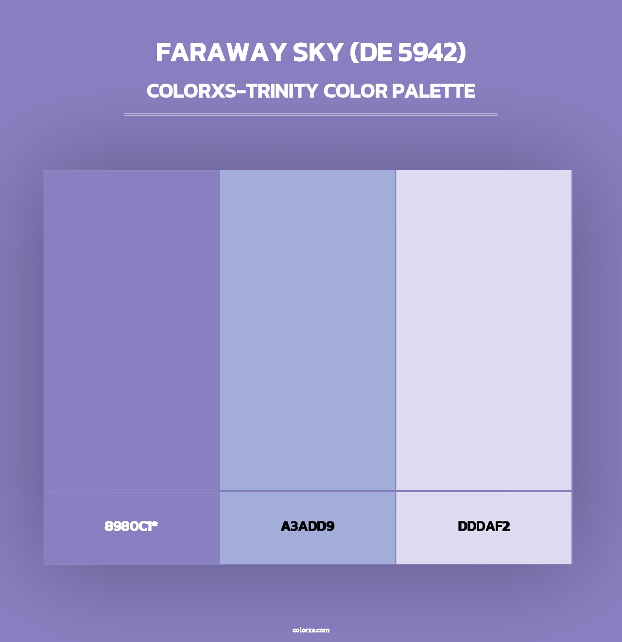 Faraway Sky (DE 5942) - Colorxs Trinity Palette