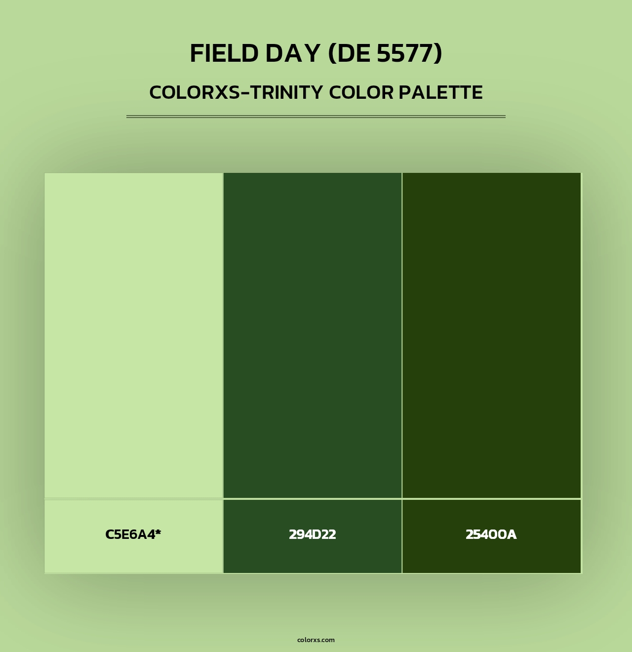 Field Day (DE 5577) - Colorxs Trinity Palette