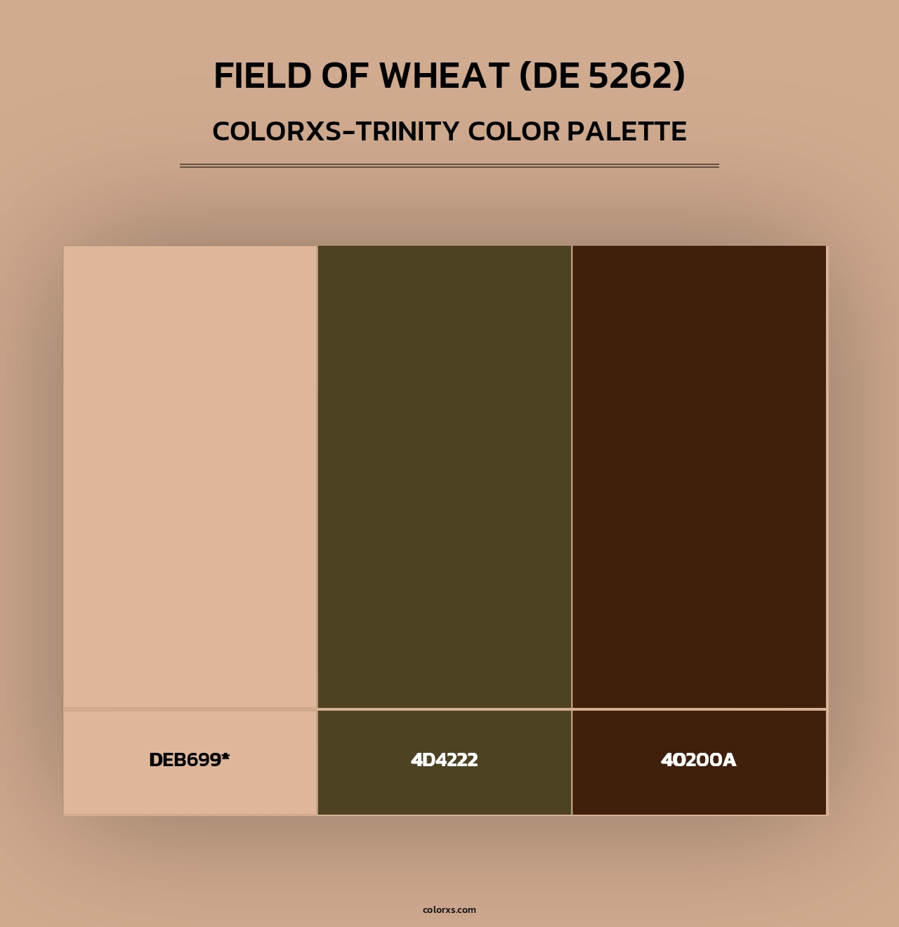 Field of Wheat (DE 5262) - Colorxs Trinity Palette