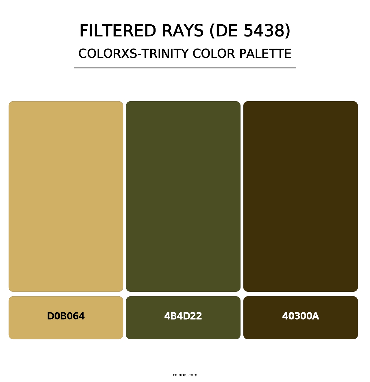 Filtered Rays (DE 5438) - Colorxs Trinity Palette