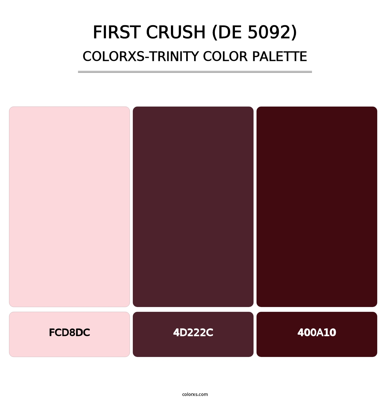 First Crush (DE 5092) - Colorxs Trinity Palette