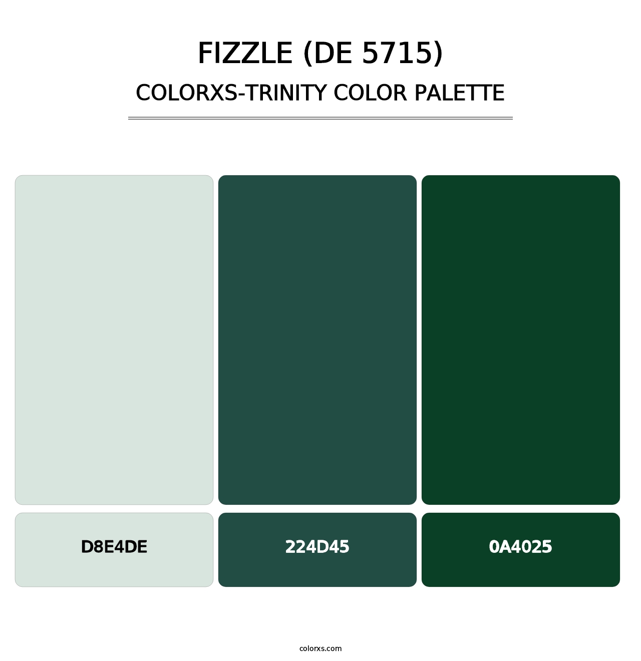 Fizzle (DE 5715) - Colorxs Trinity Palette