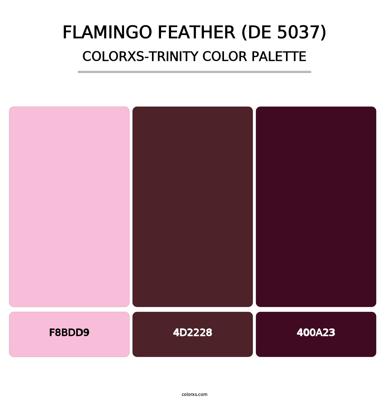 Flamingo Feather (DE 5037) - Colorxs Trinity Palette