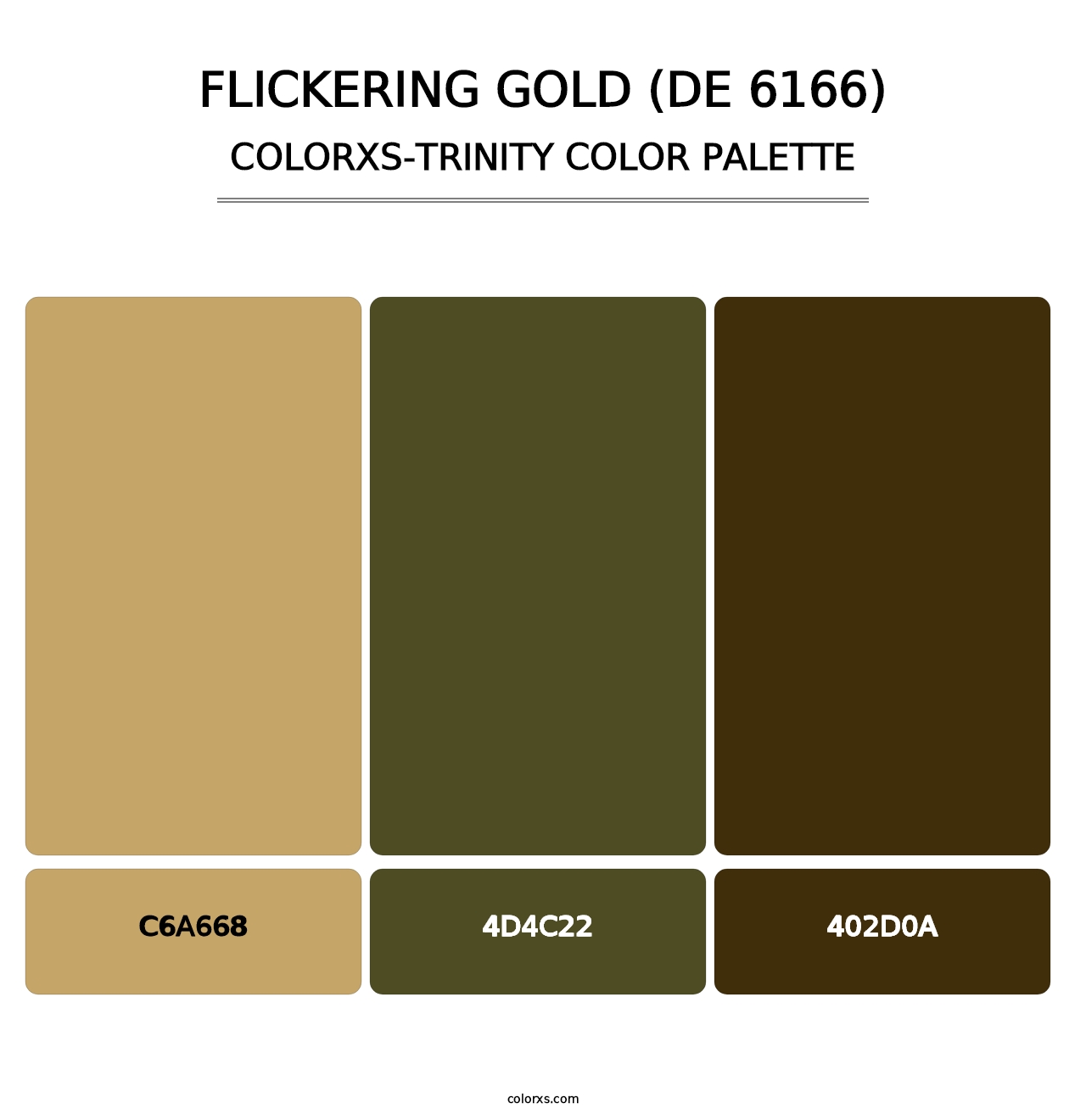 Flickering Gold (DE 6166) - Colorxs Trinity Palette