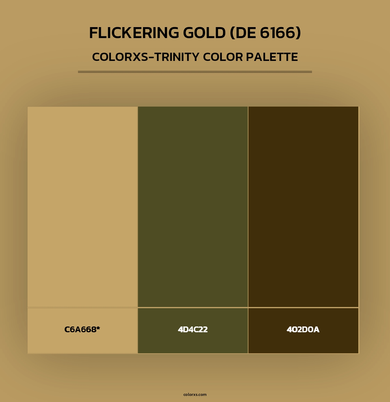 Flickering Gold (DE 6166) - Colorxs Trinity Palette