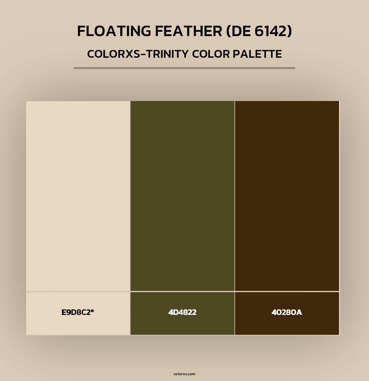 Floating Feather (DE 6142) - Colorxs Trinity Palette