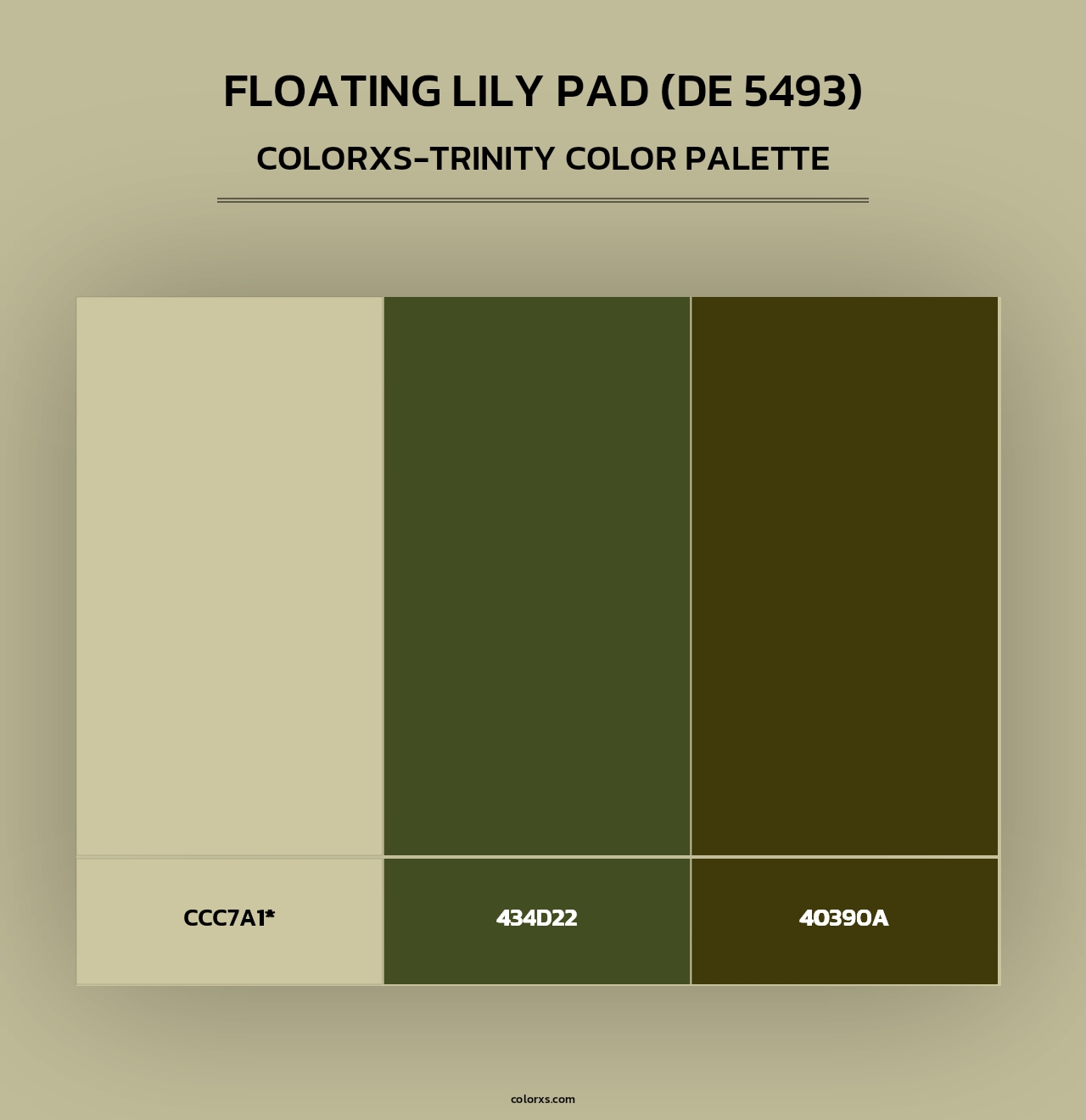 Floating Lily Pad (DE 5493) - Colorxs Trinity Palette