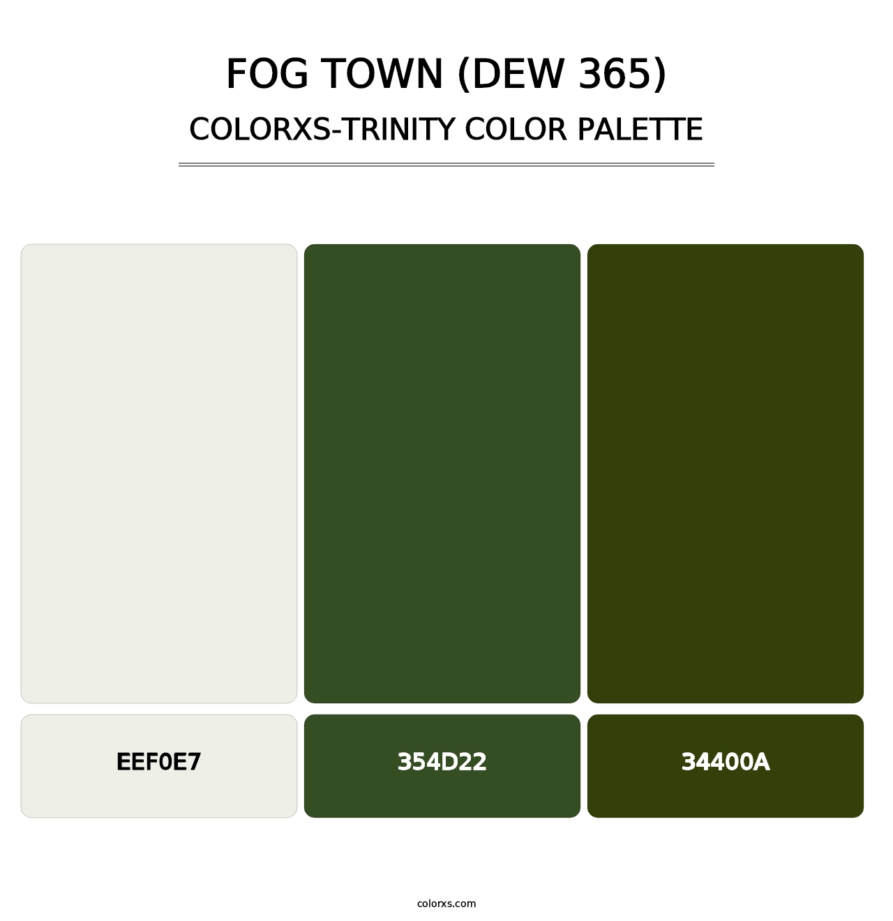 Fog Town (DEW 365) - Colorxs Trinity Palette