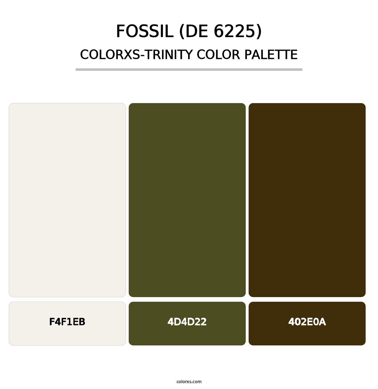 Fossil (DE 6225) - Colorxs Trinity Palette