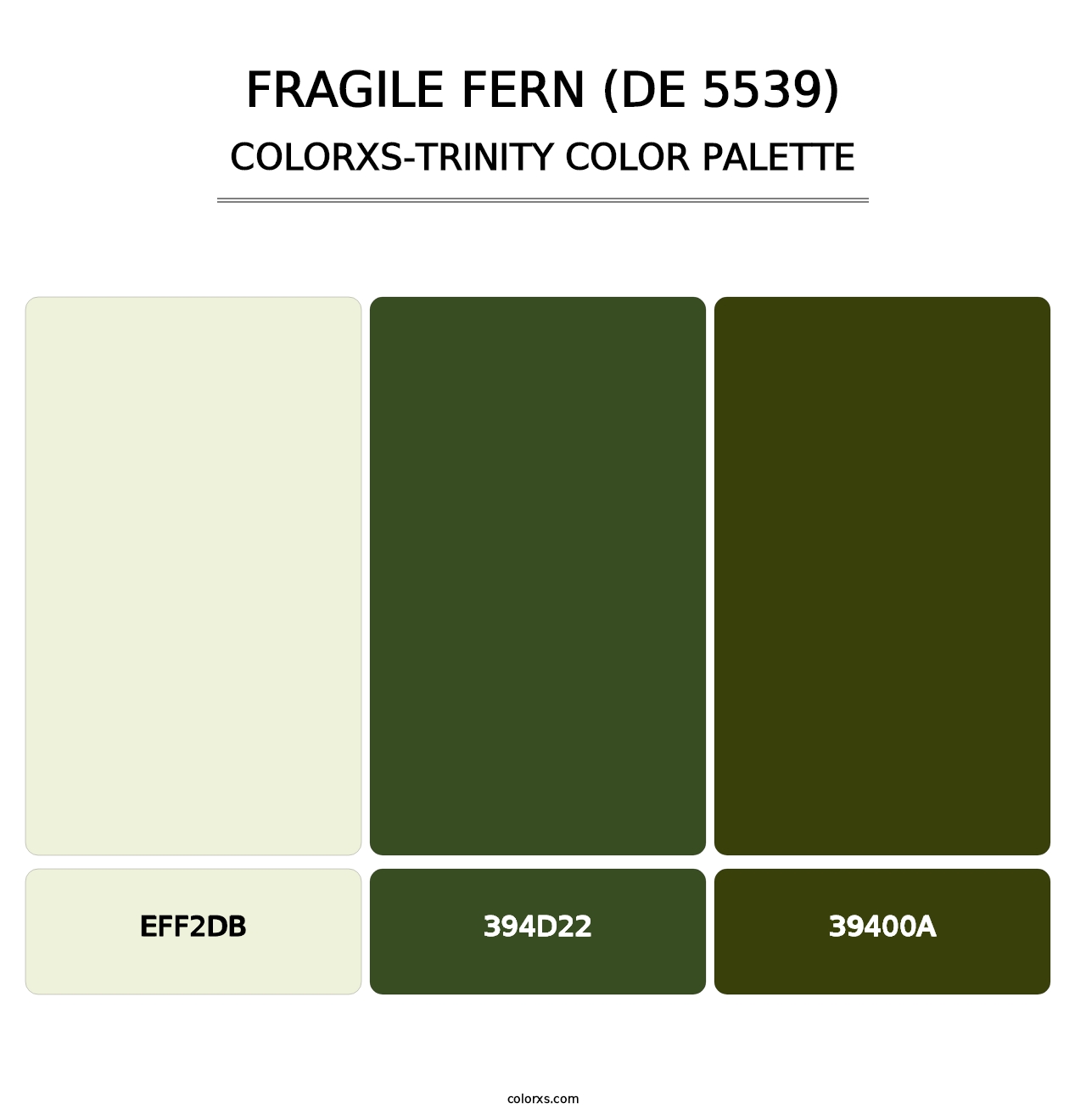 Fragile Fern (DE 5539) - Colorxs Trinity Palette