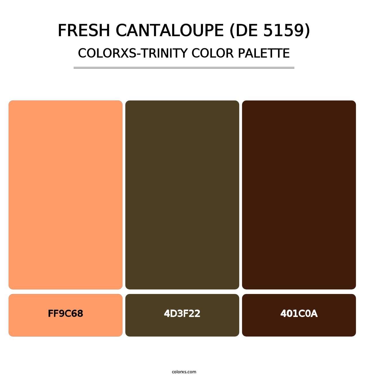 Fresh Cantaloupe (DE 5159) - Colorxs Trinity Palette