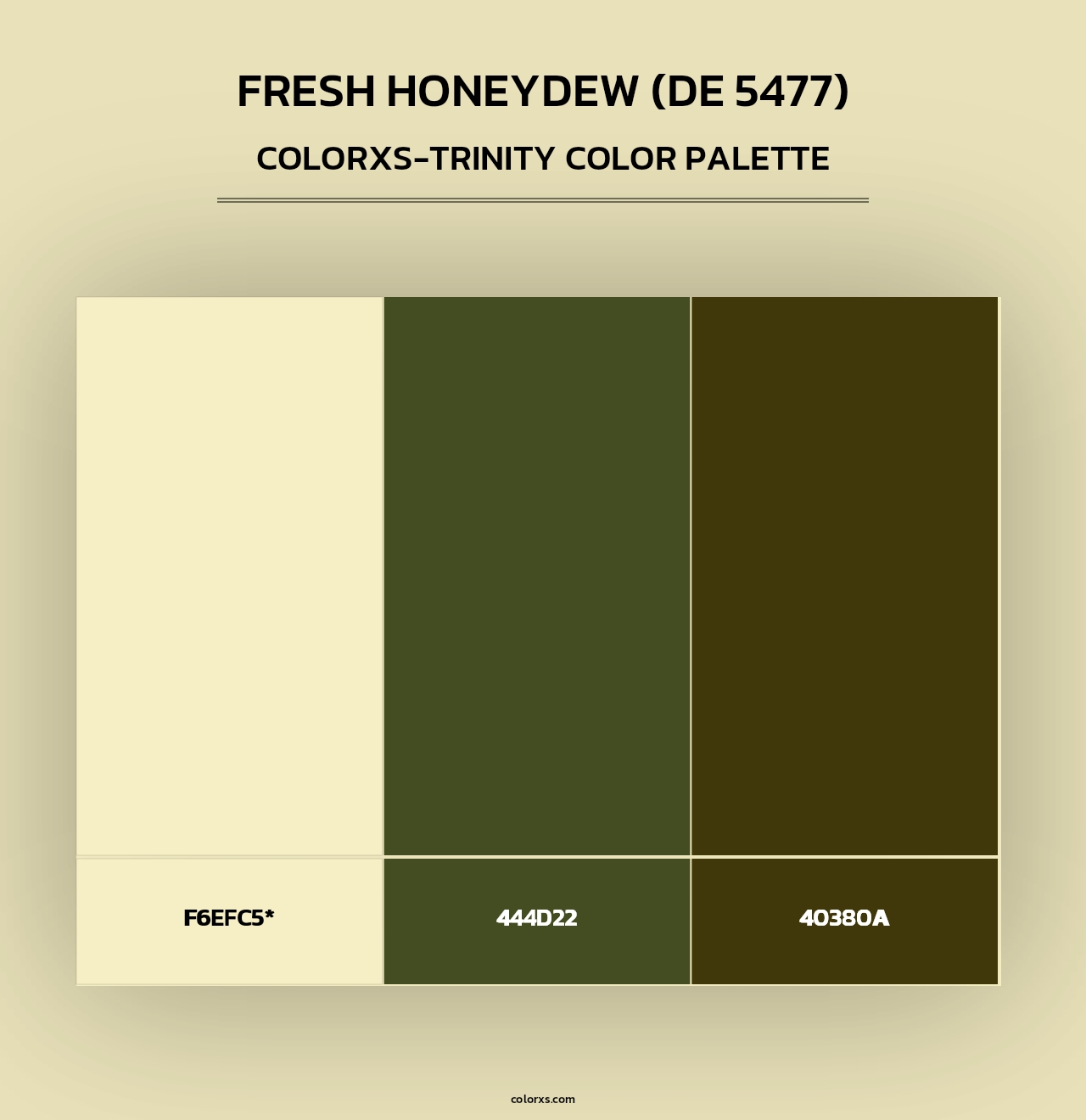 Fresh Honeydew (DE 5477) - Colorxs Trinity Palette